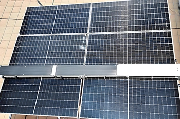 Semi-Automatic Solar Panel Cleaning Robot