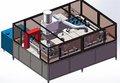 Tunnel Washer for Motor Shafts