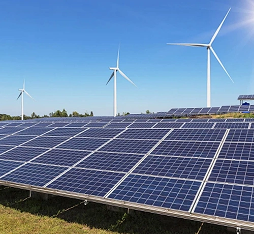 Mountainous PV Power Plant